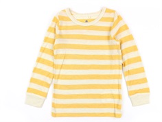 CeLaVi blouse mineral yellow stripes viscose/merinowool